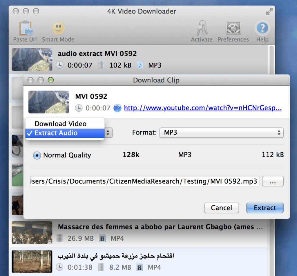 how to extract audio from video imovie