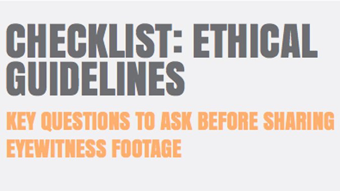 WITNESS Ethical Guidelines