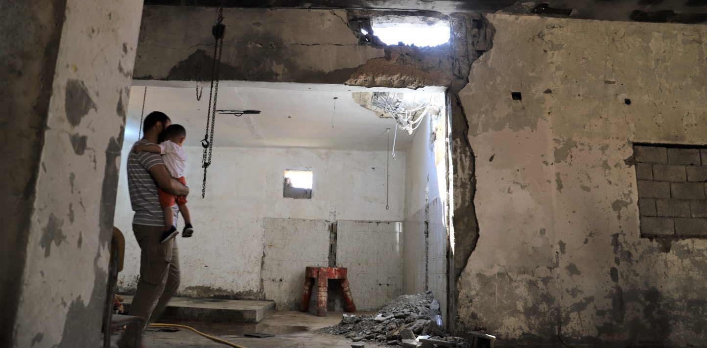 Damaged hourse, Libya 2019